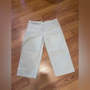 Eileen Fisher Medium Petite Cropped Cargo Pants.